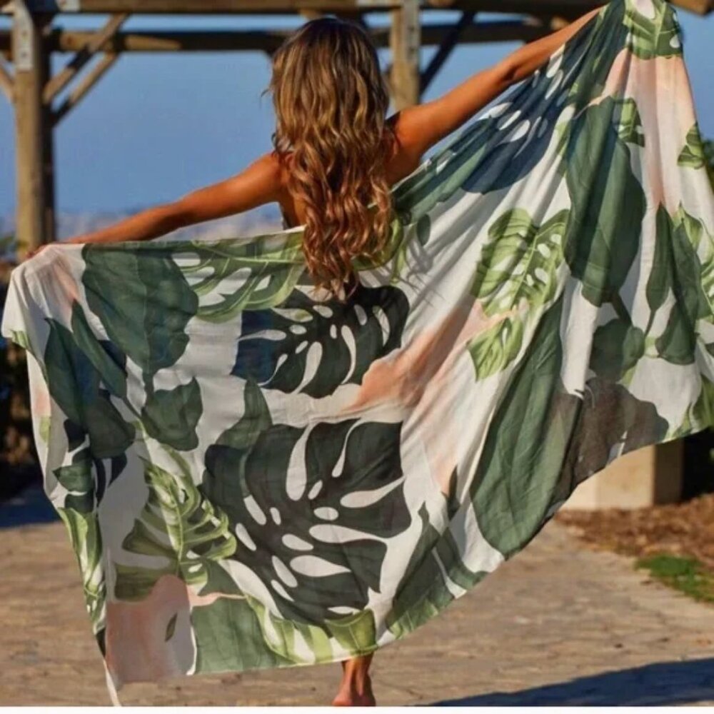 Tropical Multi Wear Wrap - NIP - 42" x 80"